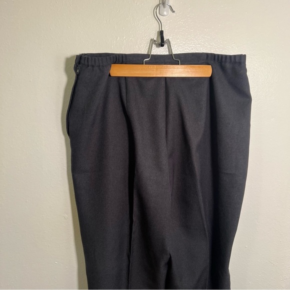 Vintage N Touch Trousers Dress Pants Dark Gray - Picture 7 of 9
